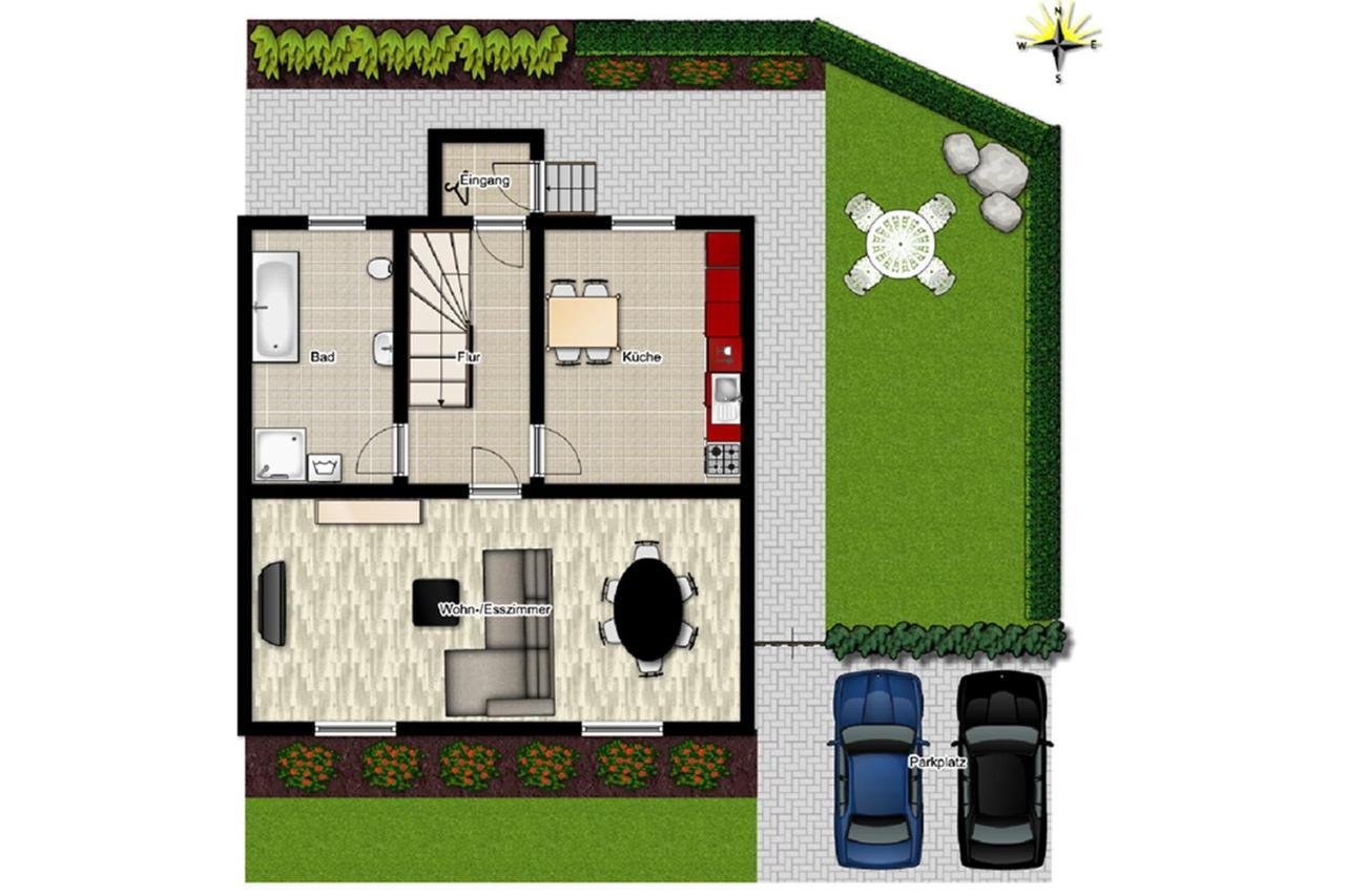 Ferienhaus Halbritter Pouch Exteriér fotografie