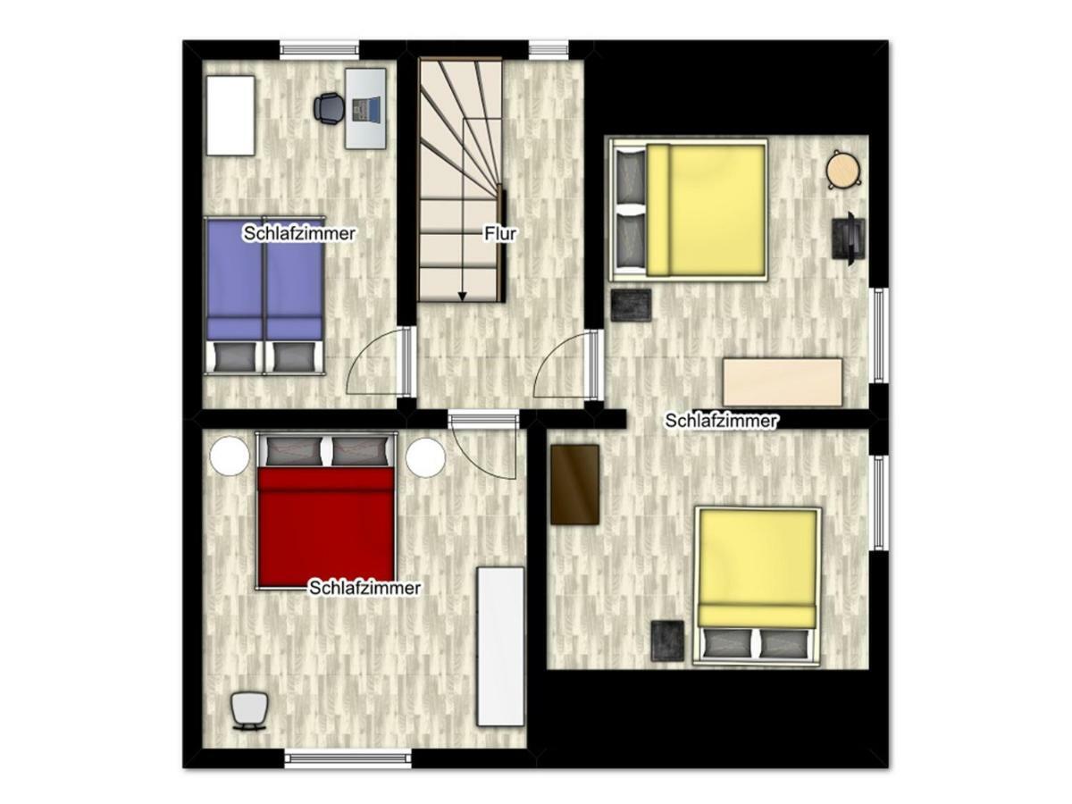 Ferienhaus Halbritter Pouch Exteriér fotografie
